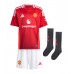 Maillot de foot Manchester United Alejandro Garnacho #17 Domicile vêtements enfant 2024-25 Manches Courtes (+ pantalon court)